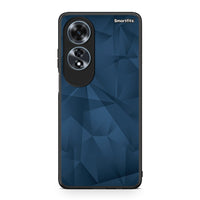 Thumbnail for 39 - Oppo A60 4G Blue Abstract Geometric case, cover, bumper