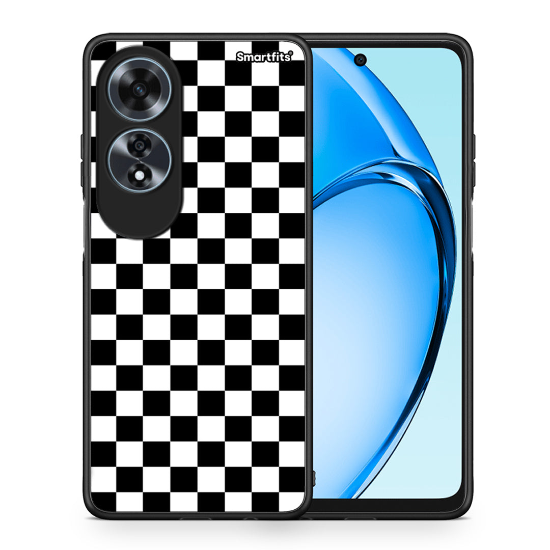 Θήκη Oppo A60 4G Squares Geometric από τη Smartfits με σχέδιο στο πίσω μέρος και μαύρο περίβλημα | Oppo A60 4G Squares Geometric case with colorful back and black bezels