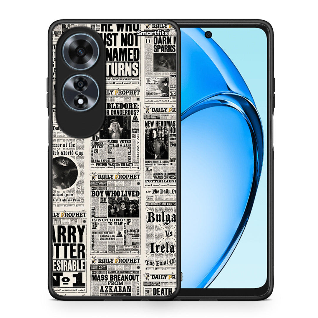 Θήκη Oppo A60 4G Harry Paper από τη Smartfits με σχέδιο στο πίσω μέρος και μαύρο περίβλημα | Oppo A60 4G Harry Paper case with colorful back and black bezels