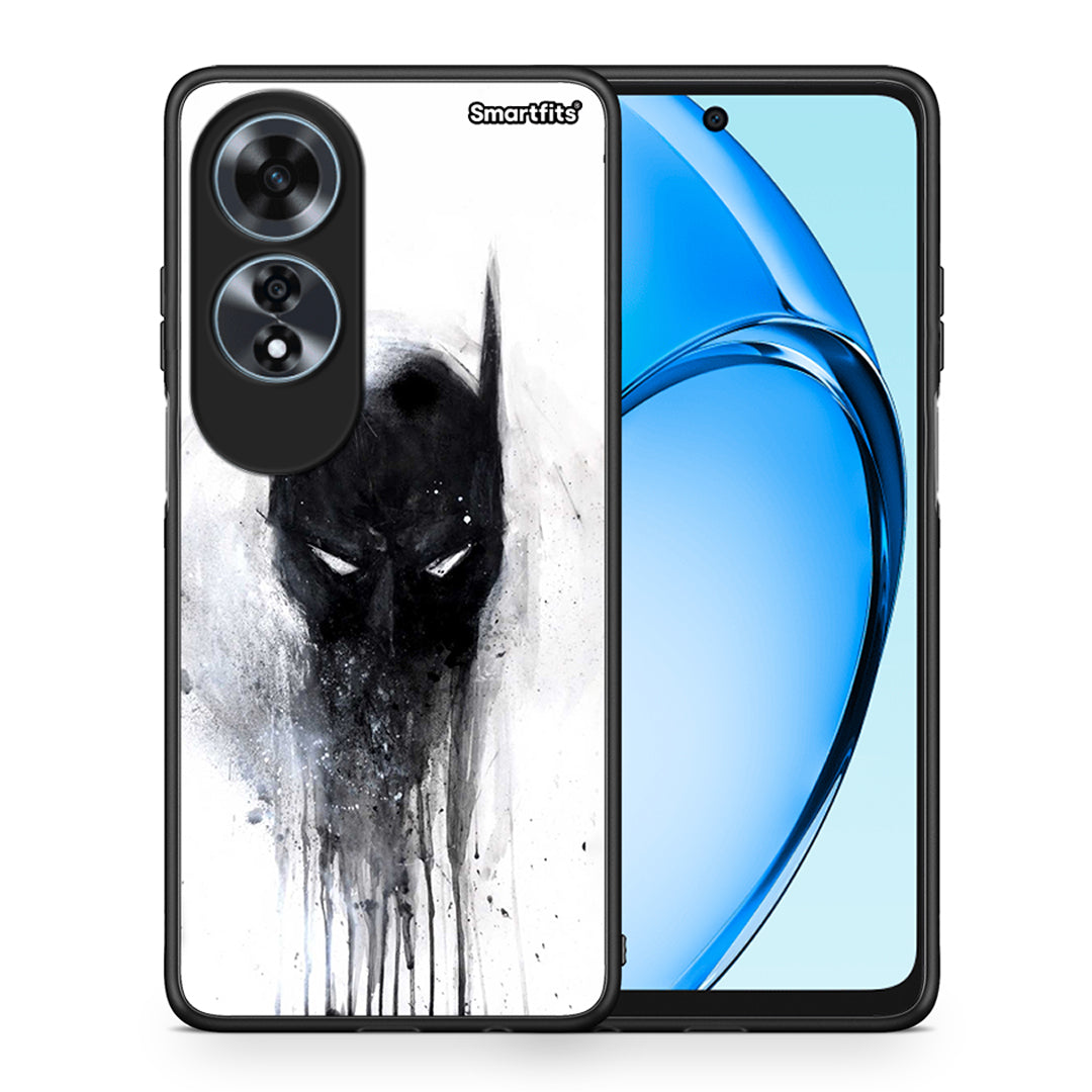 Θήκη Oppo A60 4G Paint Bat Hero από τη Smartfits με σχέδιο στο πίσω μέρος και μαύρο περίβλημα | Oppo A60 4G Paint Bat Hero case with colorful back and black bezels