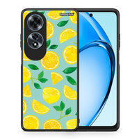 Thumbnail for Θήκη Oppo A60 4G Lemons από τη Smartfits με σχέδιο στο πίσω μέρος και μαύρο περίβλημα | Oppo A60 4G Lemons case with colorful back and black bezels