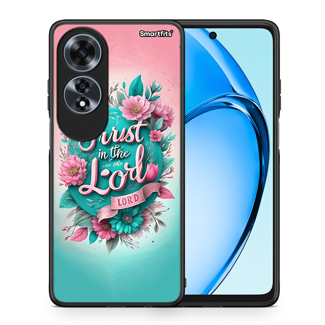 Θήκη Oppo A60 4G Lord Trust από τη Smartfits με σχέδιο στο πίσω μέρος και μαύρο περίβλημα | Oppo A60 4G Lord Trust case with colorful back and black bezels