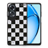 Thumbnail for Θήκη Oppo A60 4G Square Geometric Marble από τη Smartfits με σχέδιο στο πίσω μέρος και μαύρο περίβλημα | Oppo A60 4G Square Geometric Marble case with colorful back and black bezels