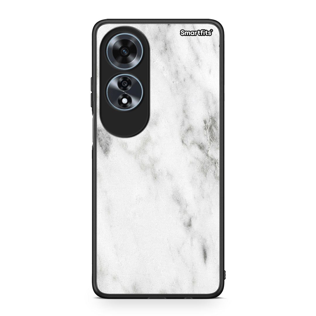 2 - Oppo A60 4G White marble case, cover, bumper