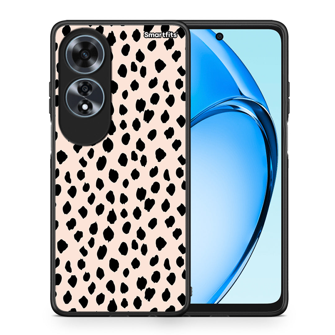 Θήκη Oppo A60 4G New Polka Dots από τη Smartfits με σχέδιο στο πίσω μέρος και μαύρο περίβλημα | Oppo A60 4G New Polka Dots case with colorful back and black bezels