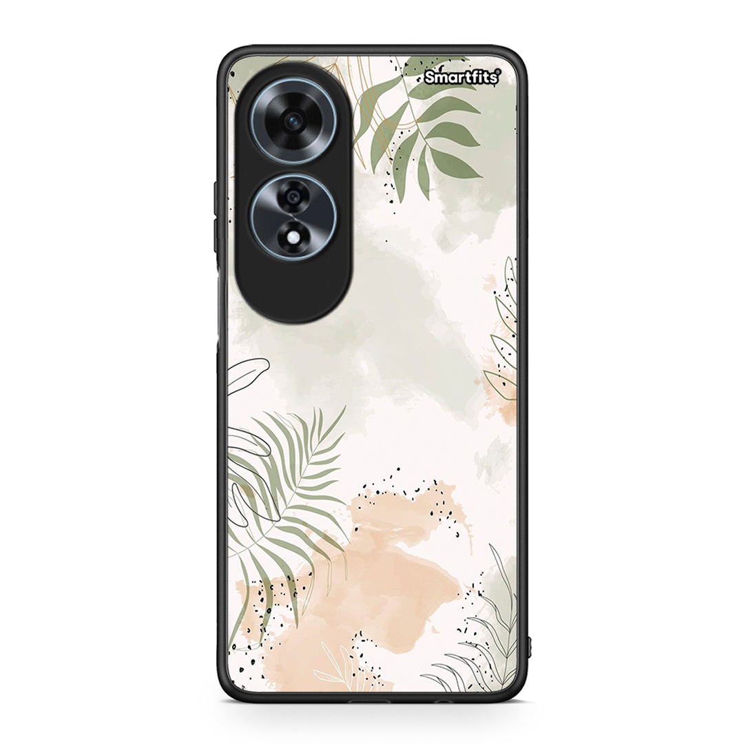 Oppo A60 4G Nude Plants Θήκη από τη Smartfits με σχέδιο στο πίσω μέρος και μαύρο περίβλημα | Smartphone case with colorful back and black bezels by Smartfits