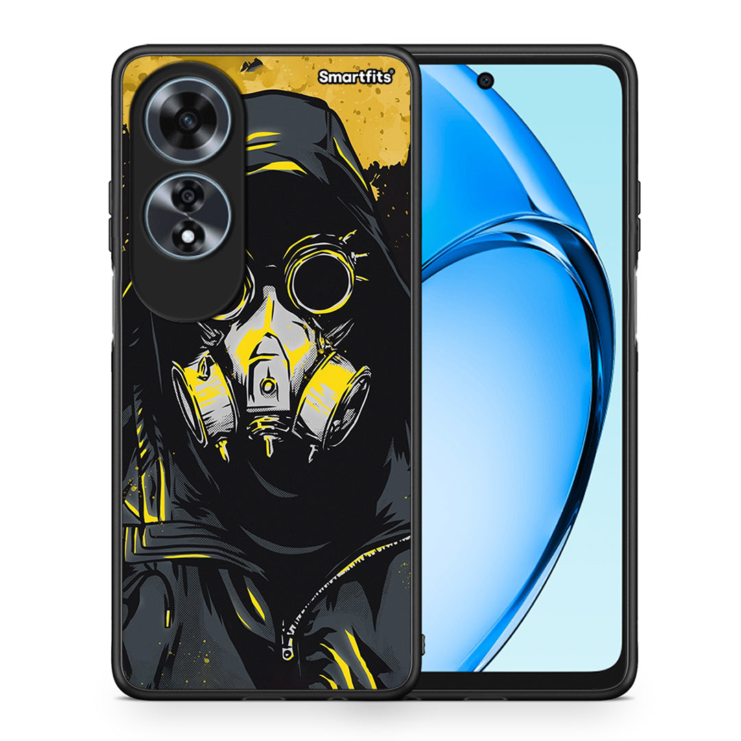 Θήκη Oppo A60 4G Mask PopArt από τη Smartfits με σχέδιο στο πίσω μέρος και μαύρο περίβλημα | Oppo A60 4G Mask PopArt case with colorful back and black bezels