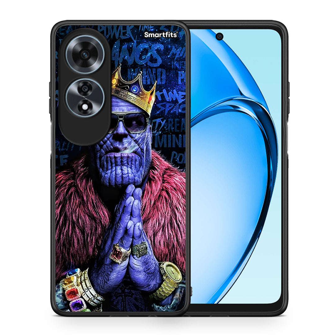 Θήκη Oppo A60 4G Thanos PopArt από τη Smartfits με σχέδιο στο πίσω μέρος και μαύρο περίβλημα | Oppo A60 4G Thanos PopArt case with colorful back and black bezels