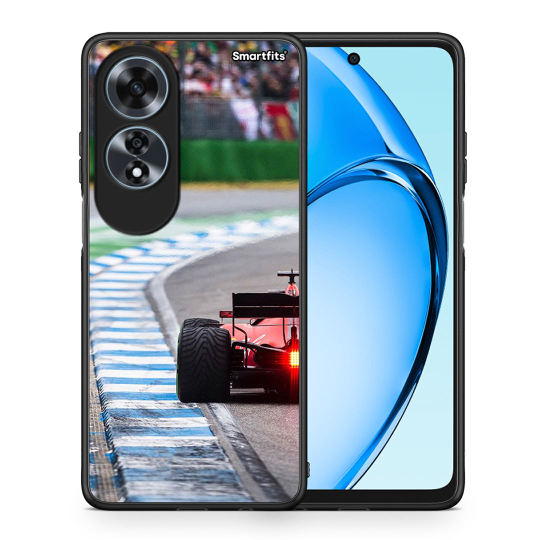 Θήκη Oppo A60 4G Racing Vibes από τη Smartfits με σχέδιο στο πίσω μέρος και μαύρο περίβλημα | Oppo A60 4G Racing Vibes case with colorful back and black bezels