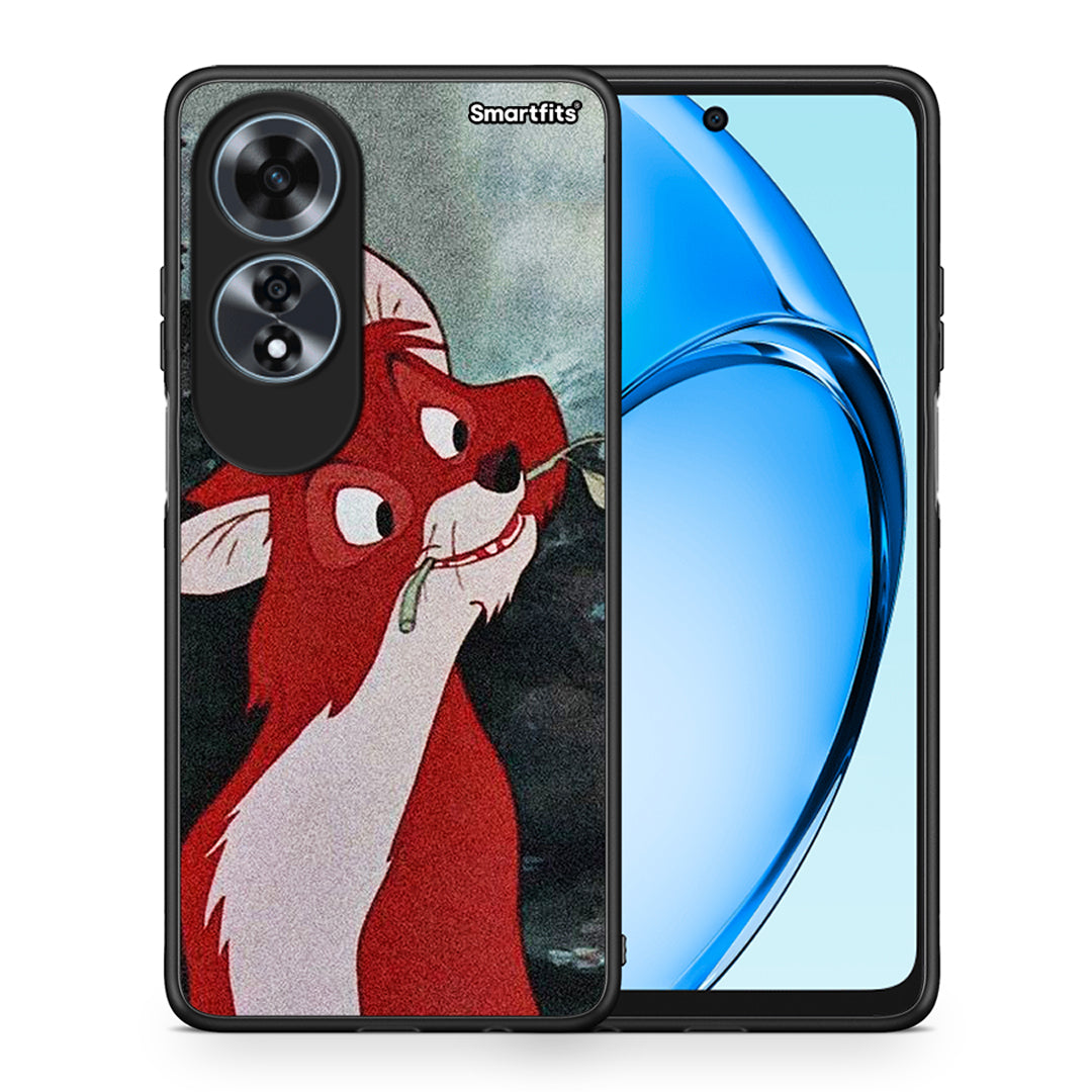 Θήκη Oppo A60 4G Tod And Vixey Love 1 από τη Smartfits με σχέδιο στο πίσω μέρος και μαύρο περίβλημα | Oppo A60 4G Tod And Vixey Love 1 case with colorful back and black bezels