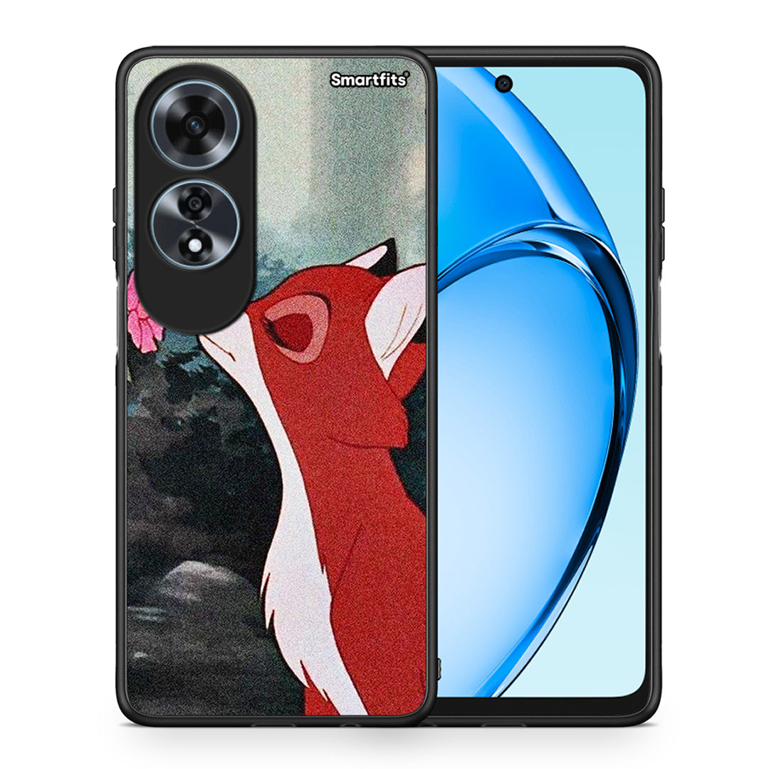 Θήκη Oppo A60 4G Tod And Vixey Love 2 από τη Smartfits με σχέδιο στο πίσω μέρος και μαύρο περίβλημα | Oppo A60 4G Tod And Vixey Love 2 case with colorful back and black bezels