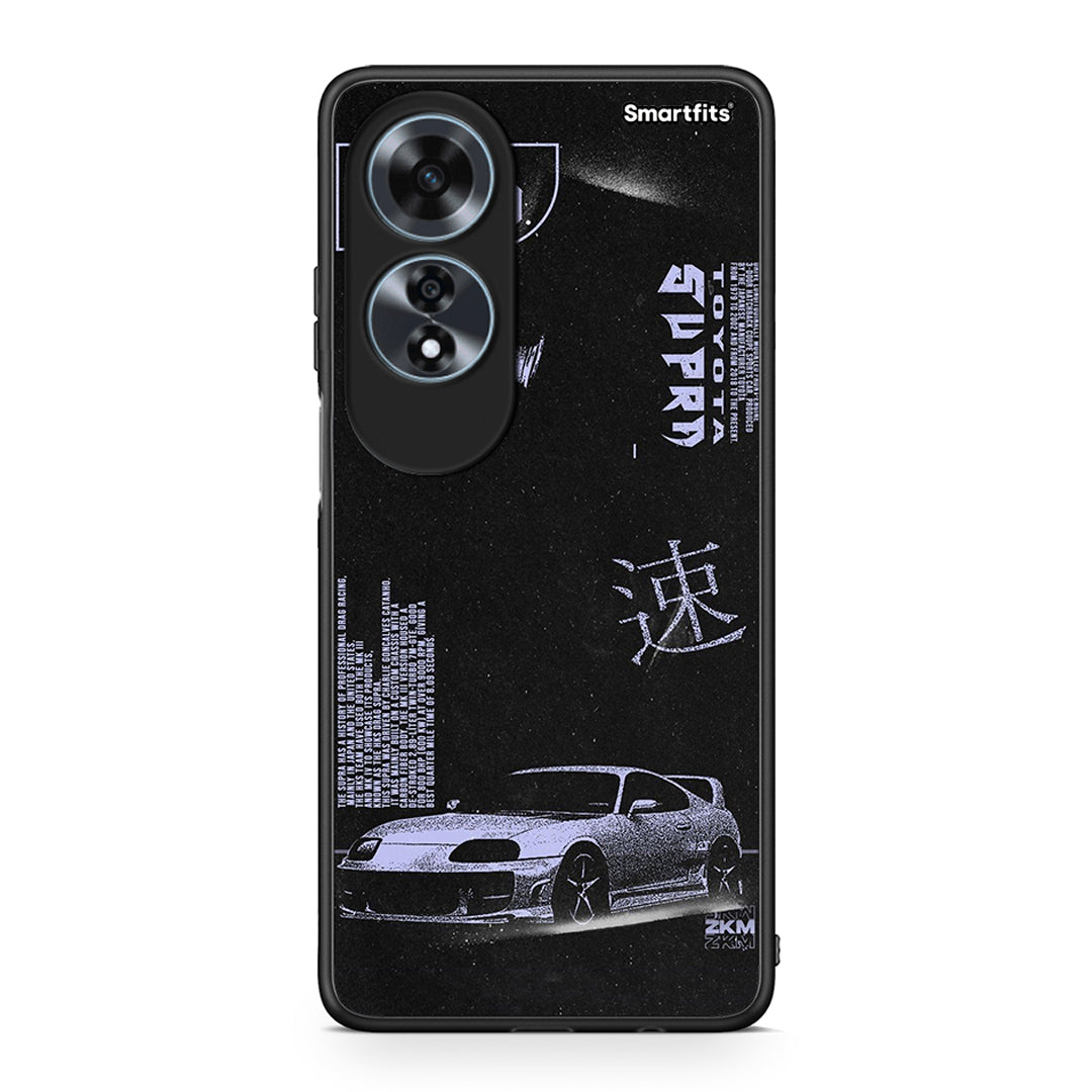 Oppo A60 4G Tokyo Drift Θήκη Αγίου Βαλεντίνου από τη Smartfits με σχέδιο στο πίσω μέρος και μαύρο περίβλημα | Smartphone case with colorful back and black bezels by Smartfits