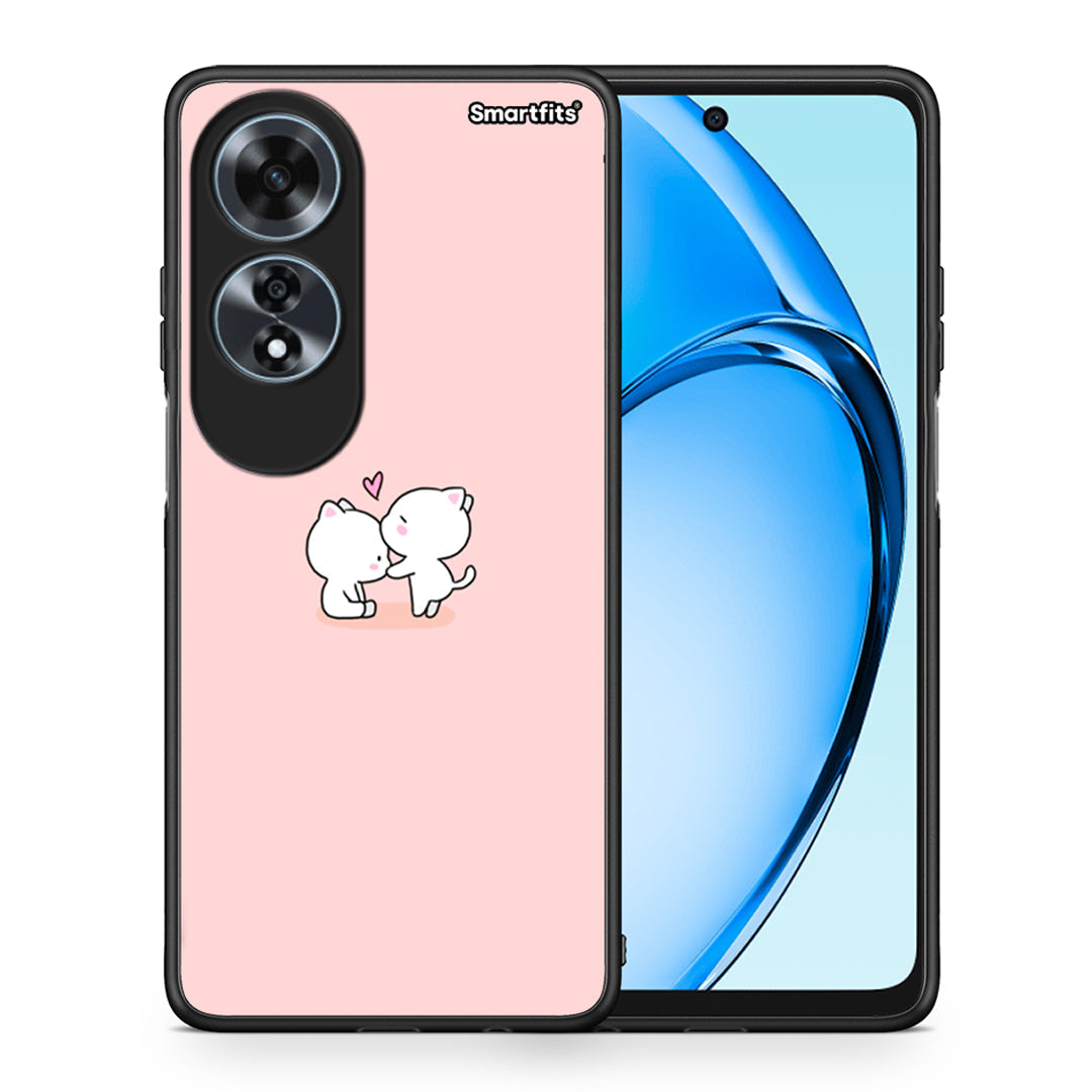 Θήκη Oppo A60 4G Love Valentine από τη Smartfits με σχέδιο στο πίσω μέρος και μαύρο περίβλημα | Oppo A60 4G Love Valentine case with colorful back and black bezels