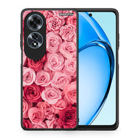 Thumbnail for Θήκη Oppo A60 4G RoseGarden Valentine από τη Smartfits με σχέδιο στο πίσω μέρος και μαύρο περίβλημα | Oppo A60 4G RoseGarden Valentine case with colorful back and black bezels