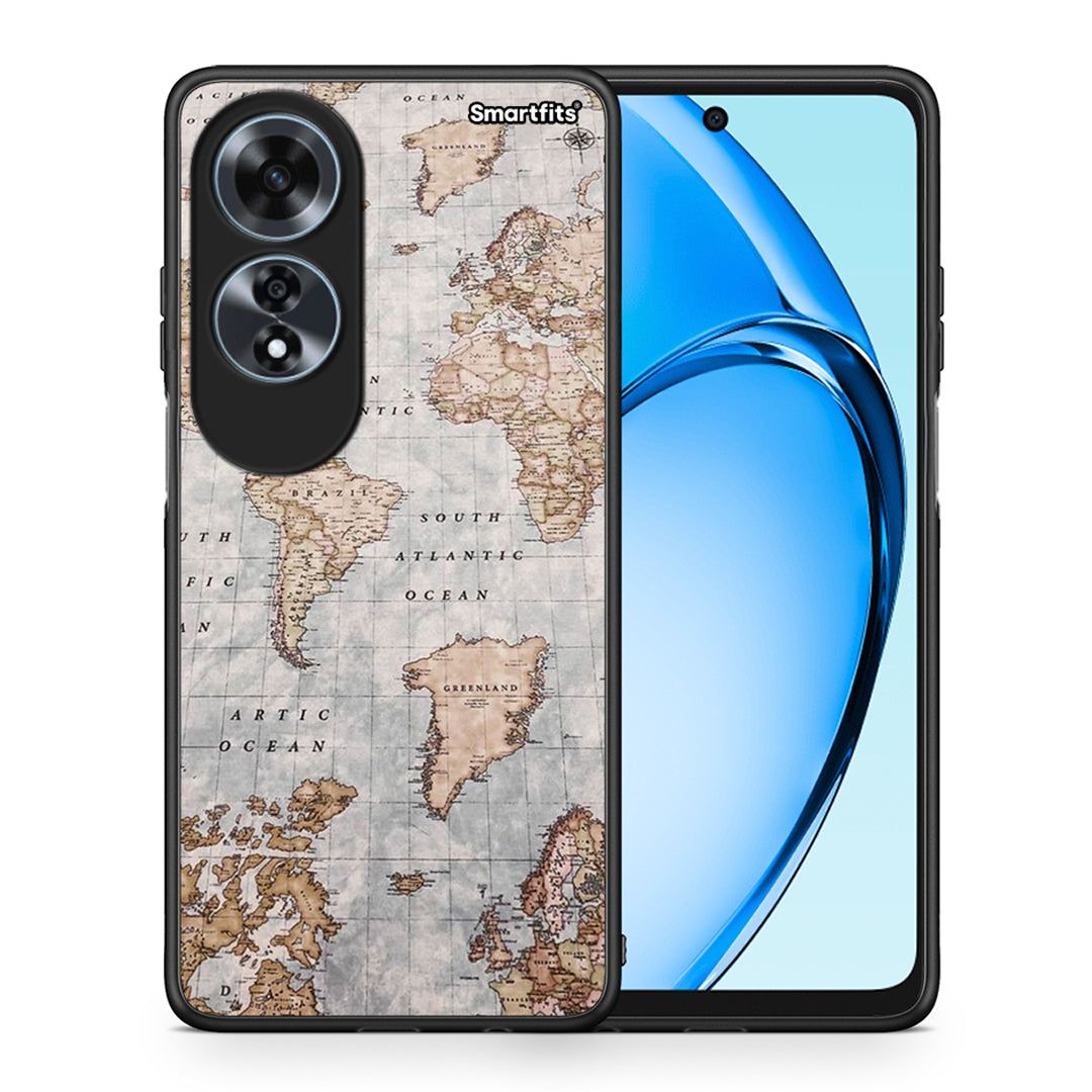 World Map - Oppo A60 4G θήκη