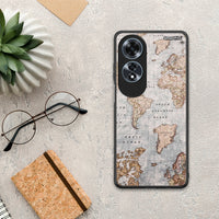 Thumbnail for World Map - Oppo A60 4G θήκη