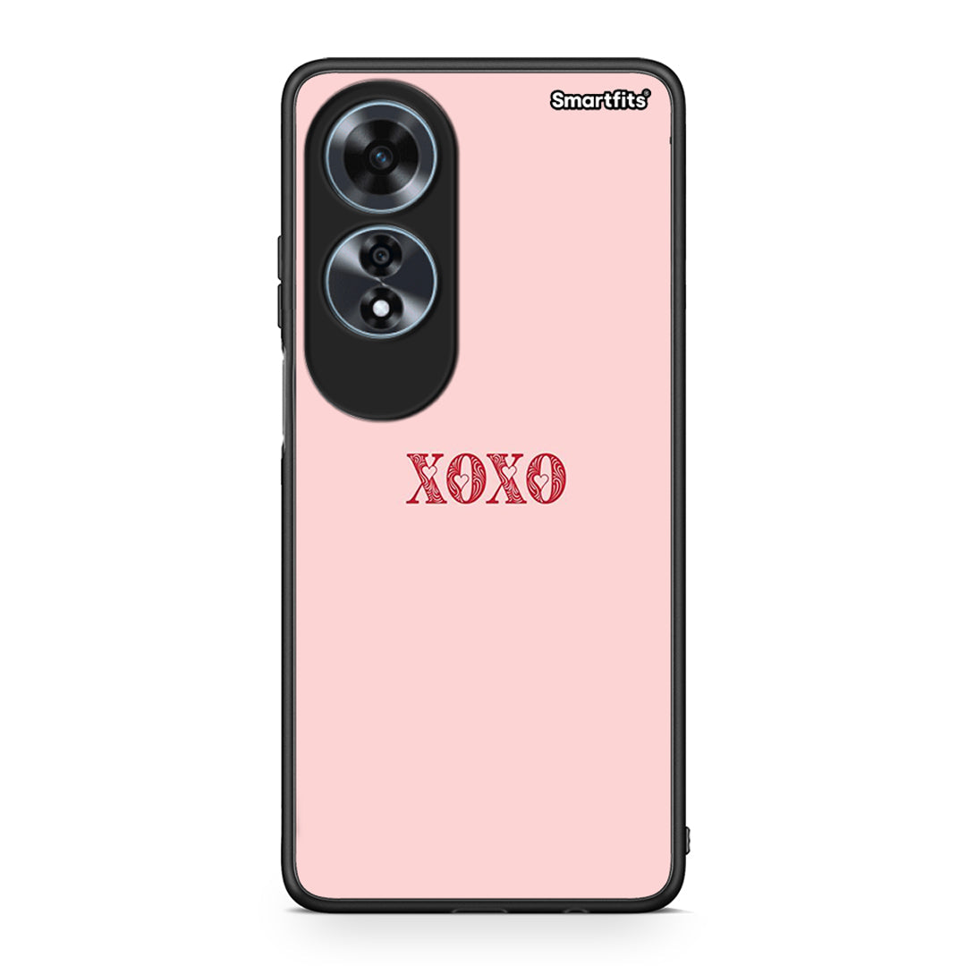 Oppo A60 4G XOXO Love θήκη από τη Smartfits με σχέδιο στο πίσω μέρος και μαύρο περίβλημα | Smartphone case with colorful back and black bezels by Smartfits