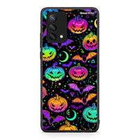 Thumbnail for Oppo A74 4G Neon Halloween θήκη από τη Smartfits με σχέδιο στο πίσω μέρος και μαύρο περίβλημα | Smartphone case with colorful back and black bezels by Smartfits