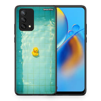 Thumbnail for Θήκη Oppo A74 4G Yellow Duck από τη Smartfits με σχέδιο στο πίσω μέρος και μαύρο περίβλημα | Oppo A74 4G Yellow Duck case with colorful back and black bezels