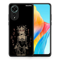 Thumbnail for Θήκη Oppo A78 4G Anime Girl από τη Smartfits με σχέδιο στο πίσω μέρος και μαύρο περίβλημα | Oppo A78 4G Anime Girl case with colorful back and black bezels