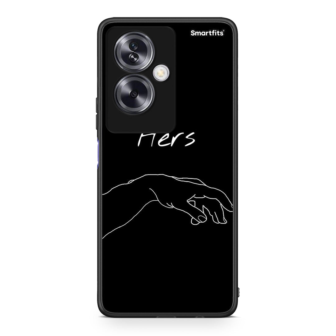 Oppo A79 / A2 Aeshetic Love 1 Θήκη Αγίου Βαλεντίνου από τη Smartfits με σχέδιο στο πίσω μέρος και μαύρο περίβλημα | Smartphone case with colorful back and black bezels by Smartfits