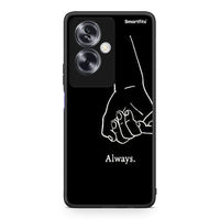 Thumbnail for Oppo A79 / A2 Always & Forever 1 Θήκη Αγίου Βαλεντίνου από τη Smartfits με σχέδιο στο πίσω μέρος και μαύρο περίβλημα | Smartphone case with colorful back and black bezels by Smartfits