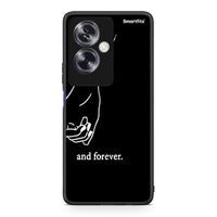 Thumbnail for Oppo A79 / A2 Always & Forever 2 Θήκη Αγίου Βαλεντίνου από τη Smartfits με σχέδιο στο πίσω μέρος και μαύρο περίβλημα | Smartphone case with colorful back and black bezels by Smartfits