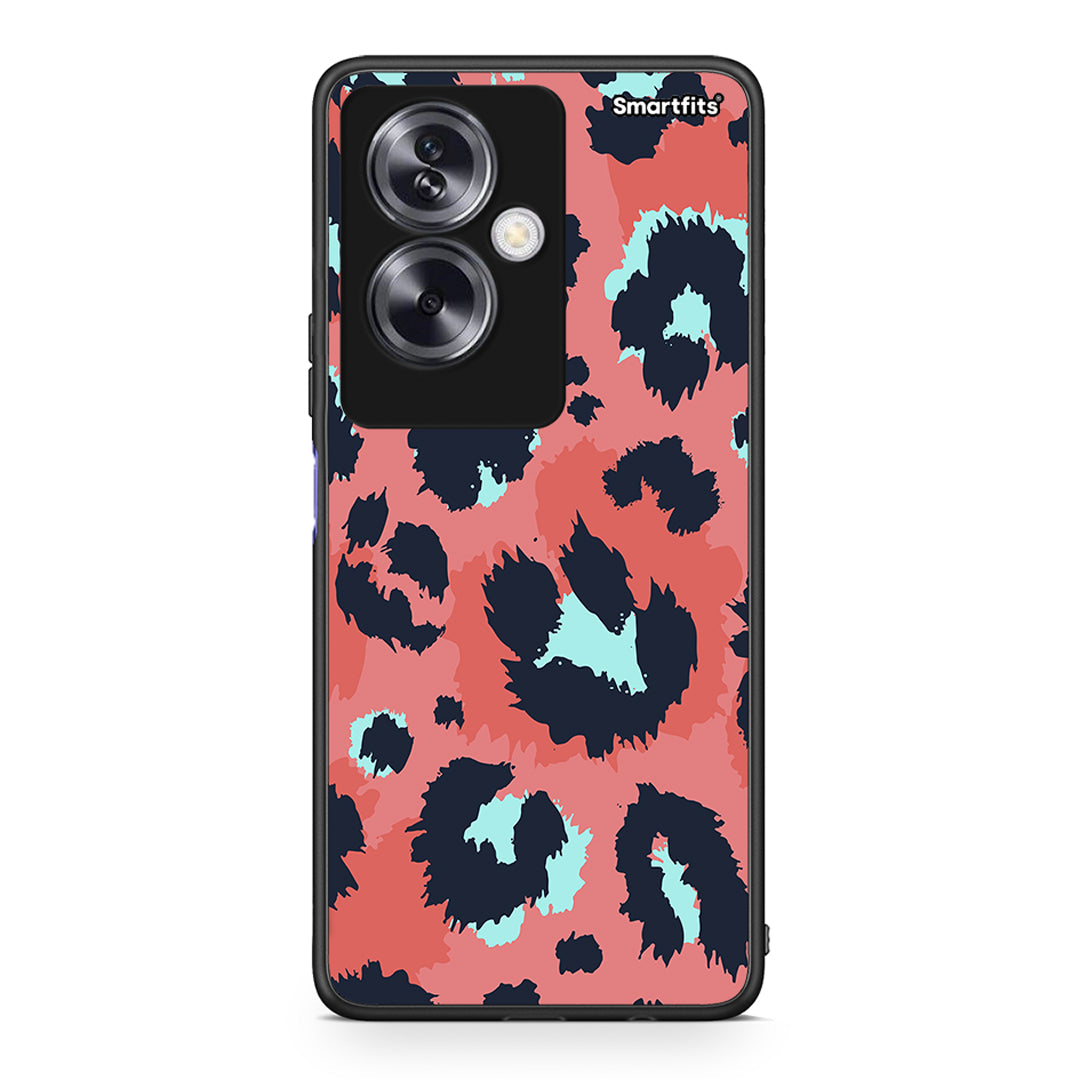 22 - Oppo A79 / A2 Pink Leopard Animal case, cover, bumper