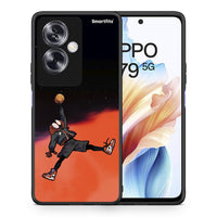 Thumbnail for Θήκη Oppo A79 / A2 Basketball Hero από τη Smartfits με σχέδιο στο πίσω μέρος και μαύρο περίβλημα | Oppo A79 / A2 Basketball Hero case with colorful back and black bezels