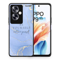 Thumbnail for Θήκη Oppo A79 / A2 Be Yourself από τη Smartfits με σχέδιο στο πίσω μέρος και μαύρο περίβλημα | Oppo A79 / A2 Be Yourself case with colorful back and black bezels