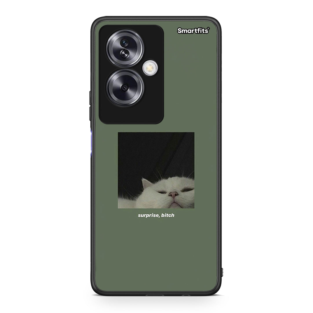 Oppo A79 / A2 Bitch Surprise θήκη από τη Smartfits με σχέδιο στο πίσω μέρος και μαύρο περίβλημα | Smartphone case with colorful back and black bezels by Smartfits
