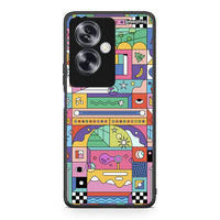 Thumbnail for Oppo A79 / A2 Bubbles Soap θήκη από τη Smartfits με σχέδιο στο πίσω μέρος και μαύρο περίβλημα | Smartphone case with colorful back and black bezels by Smartfits