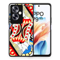Thumbnail for Θήκη Oppo A79 / A2 Card Love από τη Smartfits με σχέδιο στο πίσω μέρος και μαύρο περίβλημα | Oppo A79 / A2 Card Love case with colorful back and black bezels