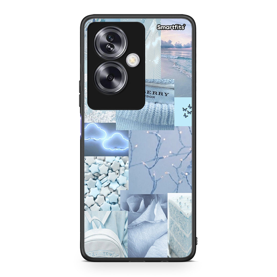 Oppo A79 / A2 Ciel Aesthetic Collage θήκη από τη Smartfits με σχέδιο στο πίσω μέρος και μαύρο περίβλημα | Smartphone case with colorful back and black bezels by Smartfits