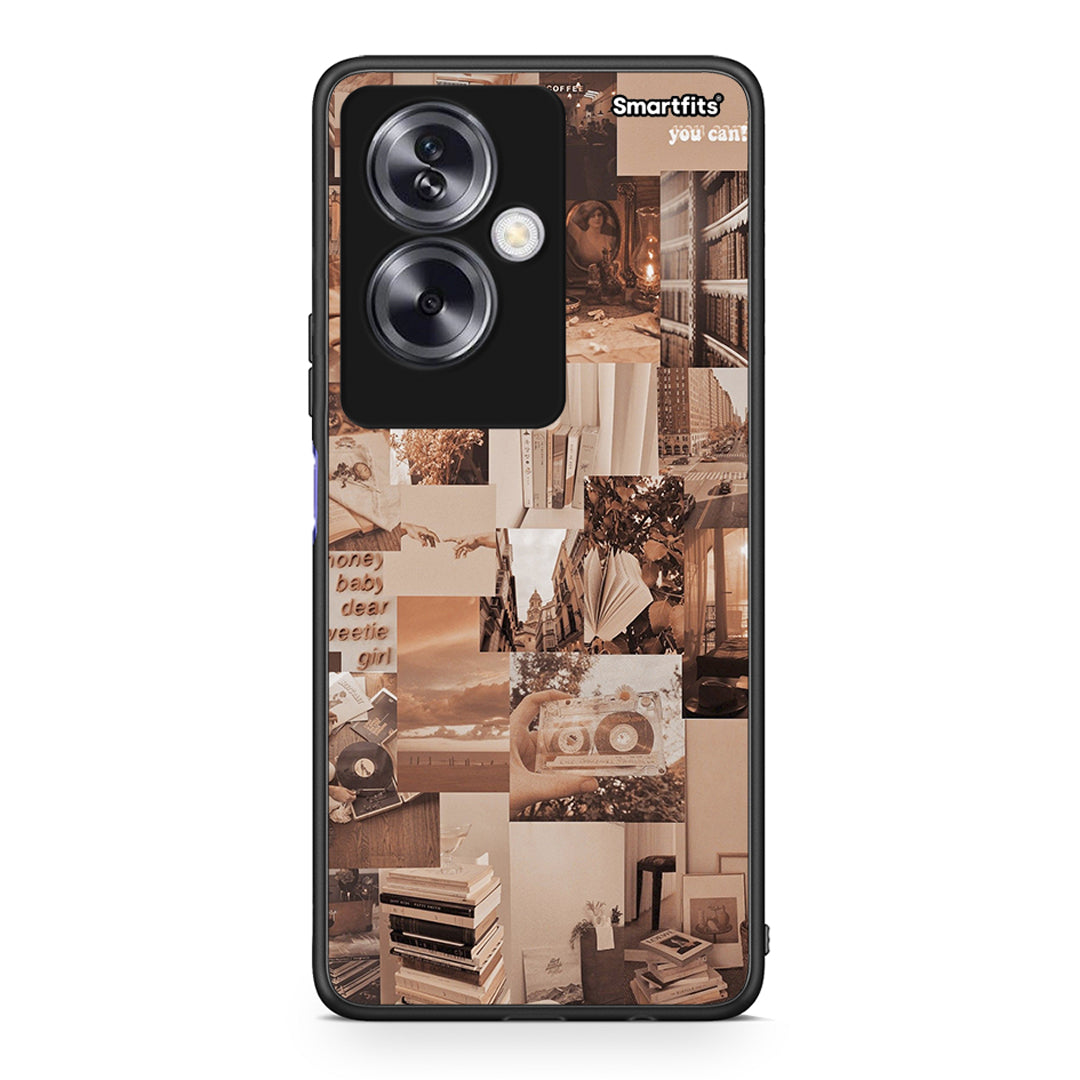 Oppo A79 / A2 Collage You Can Θήκη Αγίου Βαλεντίνου από τη Smartfits με σχέδιο στο πίσω μέρος και μαύρο περίβλημα | Smartphone case with colorful back and black bezels by Smartfits