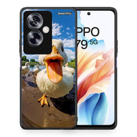 Thumbnail for Θήκη Oppo A79 / A2 Duck Face από τη Smartfits με σχέδιο στο πίσω μέρος και μαύρο περίβλημα | Oppo A79 / A2 Duck Face case with colorful back and black bezels