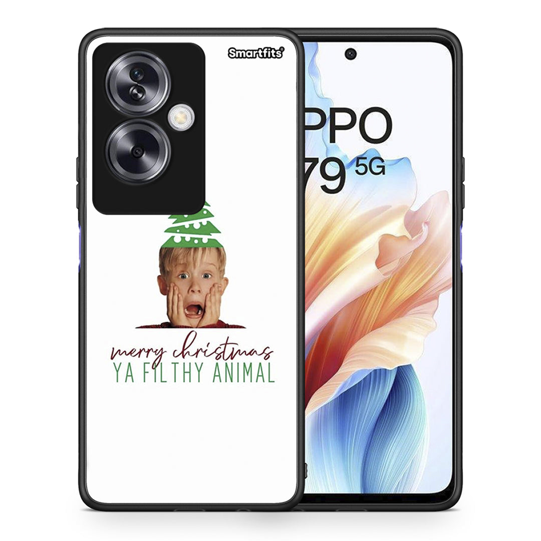 Θήκη Oppo A79 / A2 Filthy Animal από τη Smartfits με σχέδιο στο πίσω μέρος και μαύρο περίβλημα | Oppo A79 / A2 Filthy Animal case with colorful back and black bezels