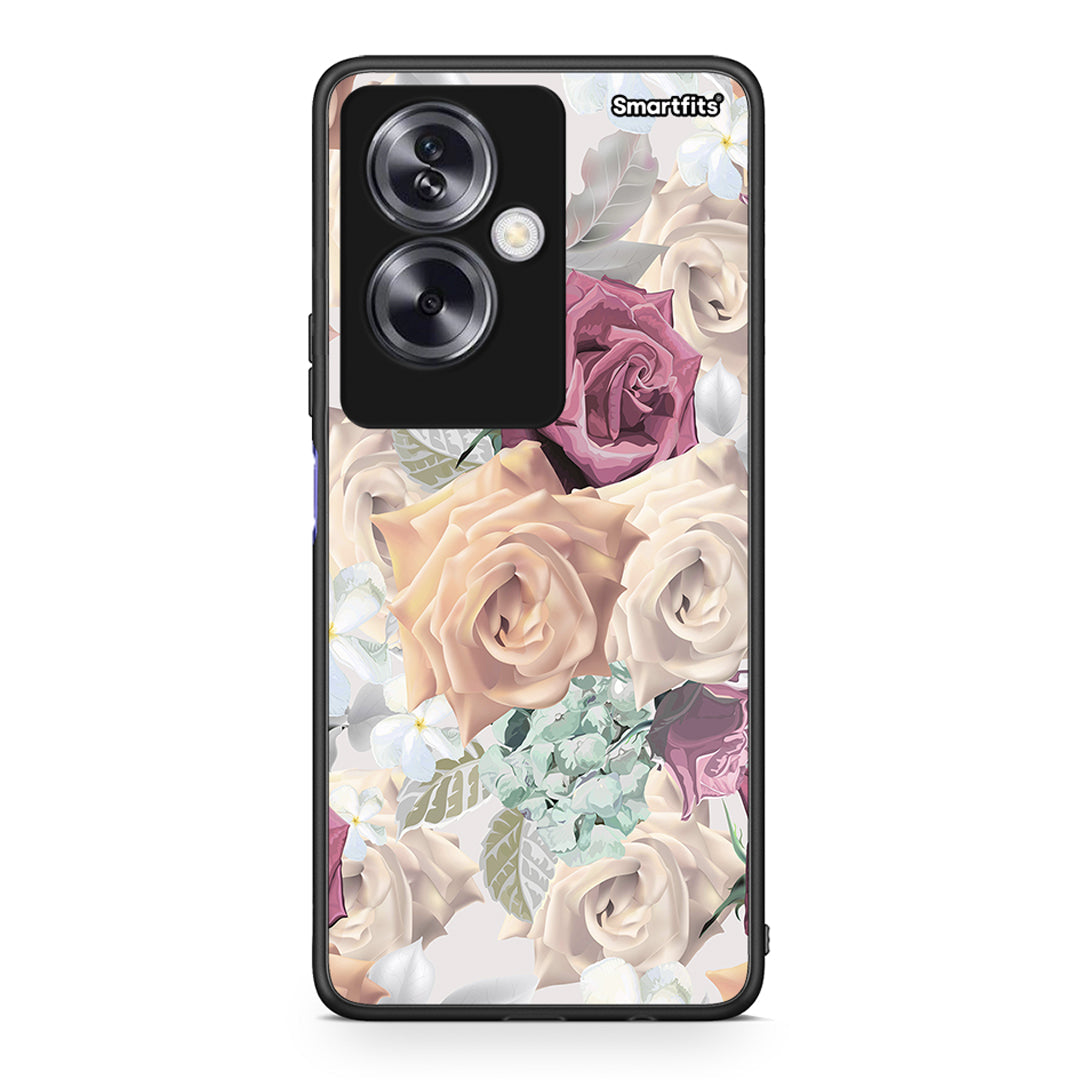 99 - Oppo A79 / A2 Bouquet Floral case, cover, bumper