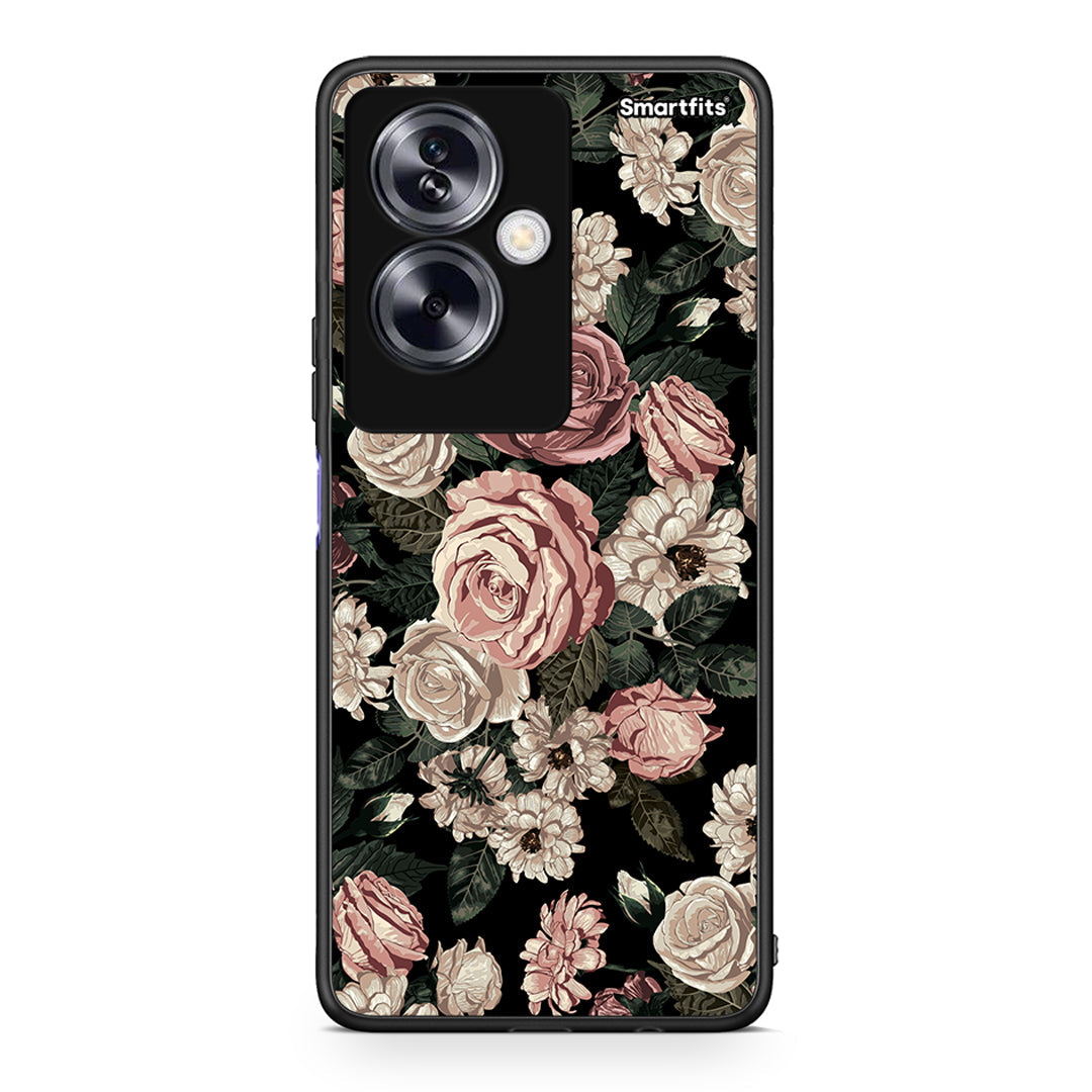 4 - Oppo A79 / A2 Wild Roses Flower case, cover, bumper