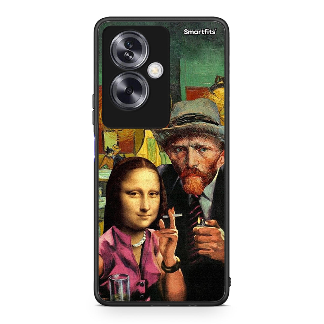 Oppo A79 / A2 Funny Art θήκη από τη Smartfits με σχέδιο στο πίσω μέρος και μαύρο περίβλημα | Smartphone case with colorful back and black bezels by Smartfits