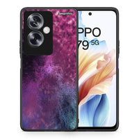 Thumbnail for Θήκη Oppo A79 / A2 Aurora Galaxy από τη Smartfits με σχέδιο στο πίσω μέρος και μαύρο περίβλημα | Oppo A79 / A2 Aurora Galaxy case with colorful back and black bezels