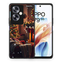 Thumbnail for Θήκη Oppo A79 / A2 Home For Christmas από τη Smartfits με σχέδιο στο πίσω μέρος και μαύρο περίβλημα | Oppo A79 / A2 Home For Christmas case with colorful back and black bezels