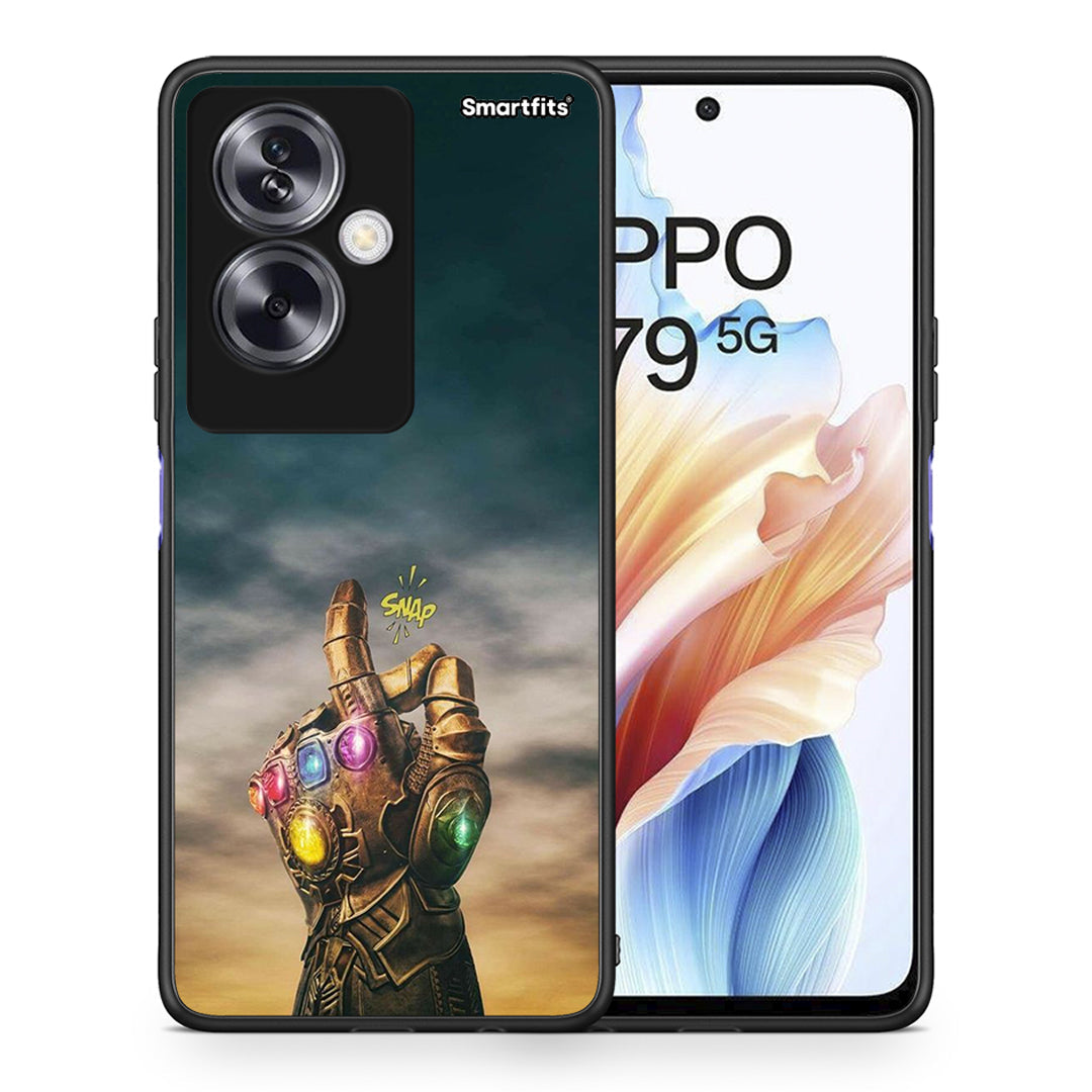 Θήκη Oppo A79 / A2 Infinity Snap από τη Smartfits με σχέδιο στο πίσω μέρος και μαύρο περίβλημα | Oppo A79 / A2 Infinity Snap case with colorful back and black bezels