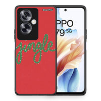 Thumbnail for Θήκη Oppo A79 / A2 Jingle Xmas από τη Smartfits με σχέδιο στο πίσω μέρος και μαύρο περίβλημα | Oppo A79 / A2 Jingle Xmas case with colorful back and black bezels