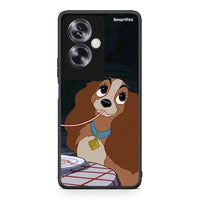 Thumbnail for Oppo A79 / A2 Lady And Tramp 2 Θήκη Αγίου Βαλεντίνου από τη Smartfits με σχέδιο στο πίσω μέρος και μαύρο περίβλημα | Smartphone case with colorful back and black bezels by Smartfits