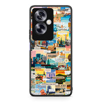 Thumbnail for Oppo A79 / A2 Live To Travel θήκη από τη Smartfits με σχέδιο στο πίσω μέρος και μαύρο περίβλημα | Smartphone case with colorful back and black bezels by Smartfits