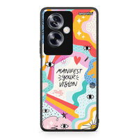 Thumbnail for Oppo A79 / A2 Manifest Your Vision θήκη από τη Smartfits με σχέδιο στο πίσω μέρος και μαύρο περίβλημα | Smartphone case with colorful back and black bezels by Smartfits