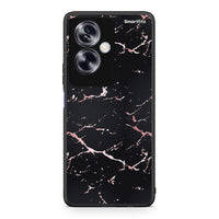 Thumbnail for 4 - Oppo A79 / A2 Black Rosegold Marble case, cover, bumper