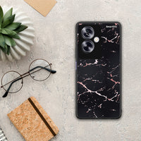 Thumbnail for Marble Black Rosegold - Oppo A79 / A2 case