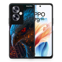 Thumbnail for Θήκη Oppo A79 / A2 Eagle PopArt από τη Smartfits με σχέδιο στο πίσω μέρος και μαύρο περίβλημα | Oppo A79 / A2 Eagle PopArt case with colorful back and black bezels